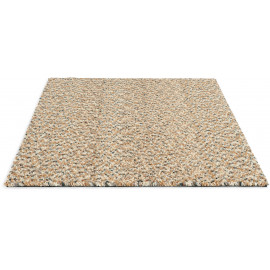 Tapis shaggy naturel bouclé en laine Arch