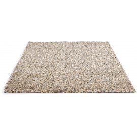 Tapis naturel en laine longues mèches Flamenco