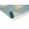 Tapis géométrique plat en laine scandinave Kashba Wigwam