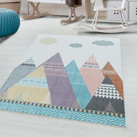 Tapis multicolore pour enfant rectangle Tipi