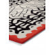 Tapis à motifs noir pour salle à manger blanc Oriental Esprit Home