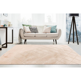 Tapis de salon rectangulaire uni doux Impulse