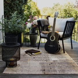 Tapis d'intérieur et extérieur ethnique Esteban